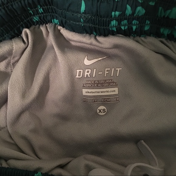 Teal printed Nike Tempo shorts - Picture 2 of 3